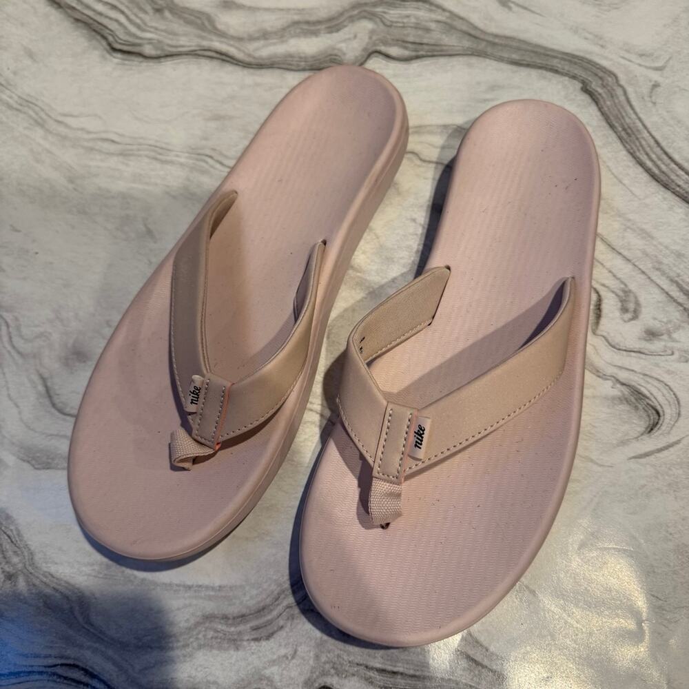 Pink Nike Flip Flops